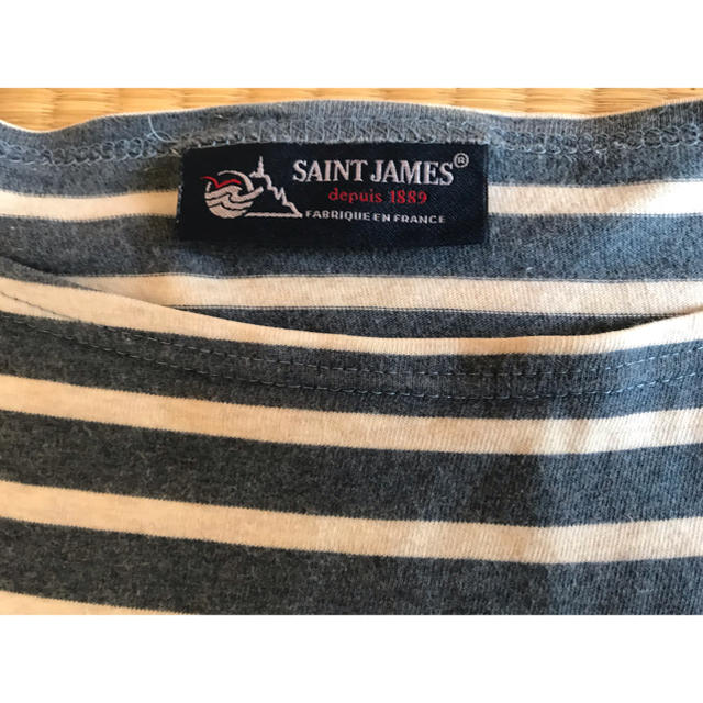 SAINT JAMES(セントジェームス)の【SAINT JAMES】ボーダーカットソー メンズSサイズ レディースのトップス(カットソー(半袖/袖なし))の商品写真