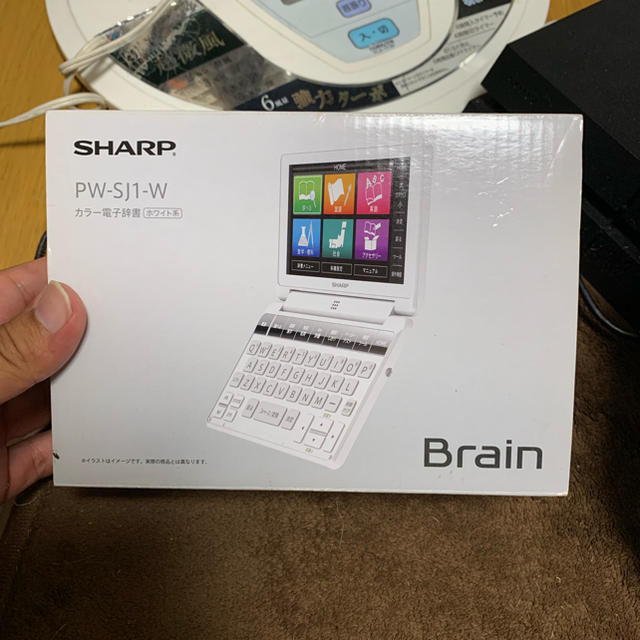 2022公式店舗 シャープ PW-J2-W 電子辞書 Brain 中学生モデル ホワイト系