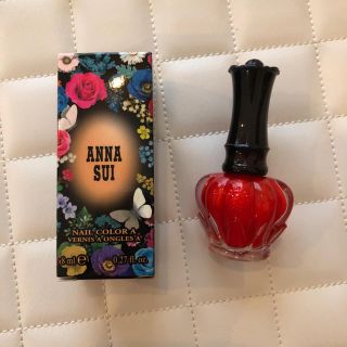 アナスイ(ANNA SUI)のアナスイ 新品 ネイルカラー ラメ入りオレンジ系(マニキュア)