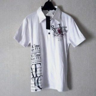 半額以下★送料込★別布英字パッチスカルシャツ(シャツ)