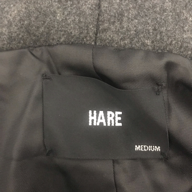 HARE(ハレ)のHARE メルトンBIGフードコート メンズのジャケット/アウター(チェスターコート)の商品写真