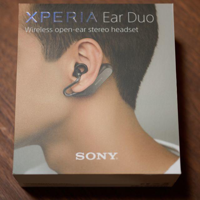 SONY(ソニー)のワイヤレスイヤホン Xperia Ear Duo (ブラック) ※5年保証付き スマホ/家電/カメラのオーディオ機器(ヘッドフォン/イヤフォン)の商品写真