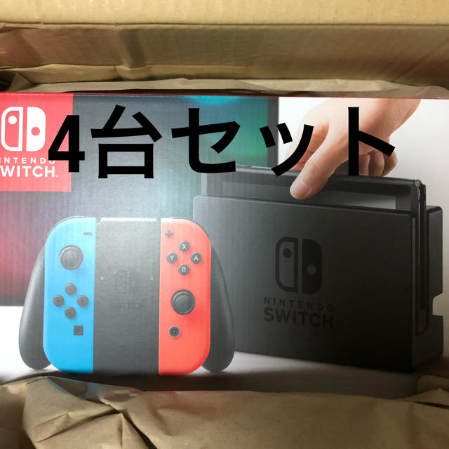 国内正規品】 Nintendo Switch - 込 Nintendo switch ネオン 4台セット