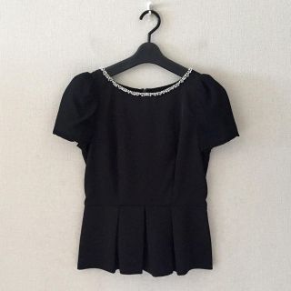 ジャスグリッティー(JUSGLITTY)のジャスグリッティーluxe♡ビジューシャツ(シャツ/ブラウス(半袖/袖なし))