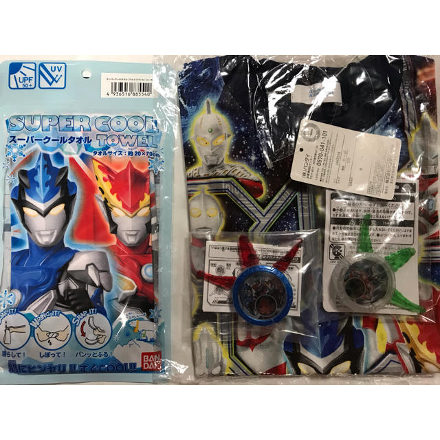 専用ウルトラマンフェスティバル限定Tシャツスーパークールタオル限定クリスタル3点