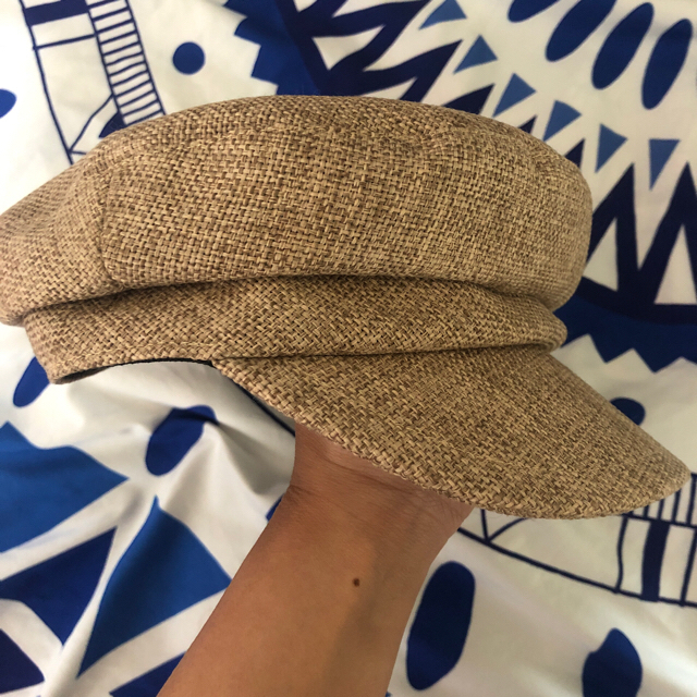 AZUL by moussy(アズールバイマウジー)の麦わら 風 キャスケット レディースの帽子(キャスケット)の商品写真