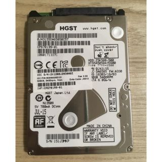 ヒタチ(日立)のネオトムさん専用　2.5inch HDD HGST Z5K500 500GB(PCパーツ)