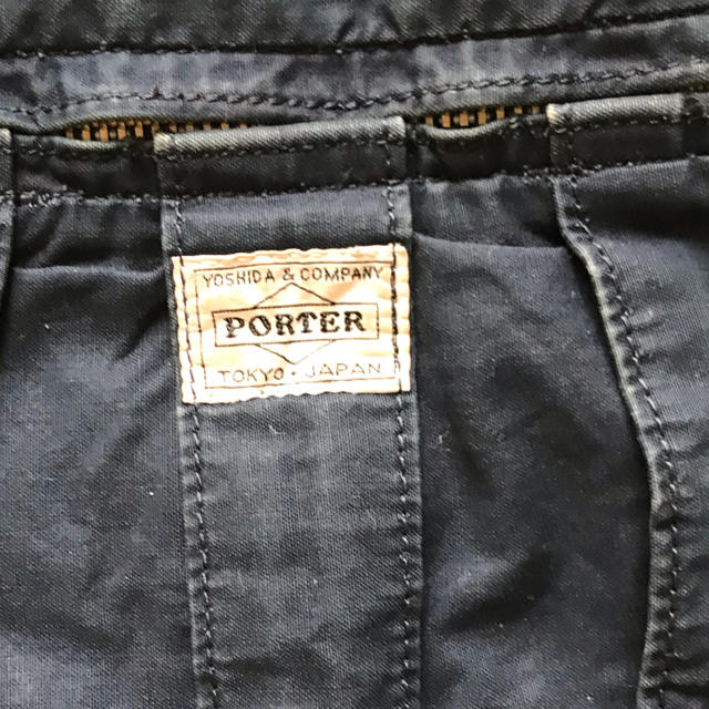 PORTER(ポーター)のPORTER ウエストポーチ 藍染 メンズのバッグ(ウエストポーチ)の商品写真