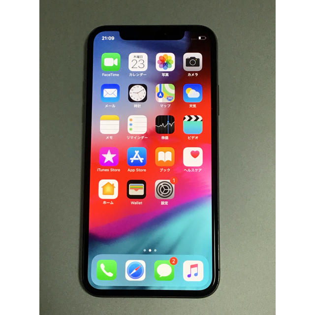 iPhone(アイフォーン)の【a130】iPhone X 64 スマホ/家電/カメラのスマートフォン/携帯電話(スマートフォン本体)の商品写真