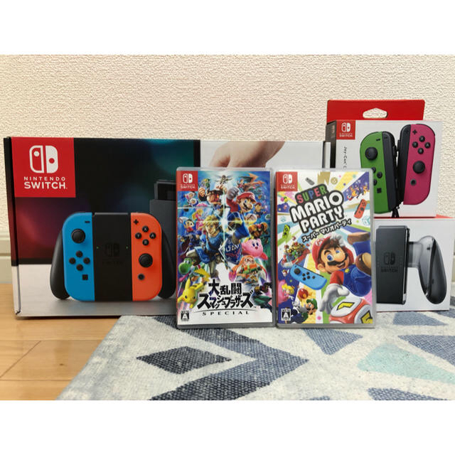 任天堂switch  本体　スマブラ　マリオカート　ジョイコン　ポケモン