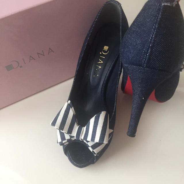 DIANA(ダイアナ)のダイアナ デニム ハイヒール レッドソール レディースの靴/シューズ(ハイヒール/パンプス)の商品写真