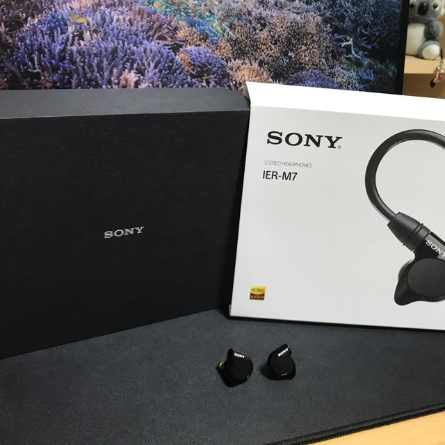 SONY(ソニー)の[更に値下げ致しました]IER-M7 スマホ/家電/カメラのオーディオ機器(ヘッドフォン/イヤフォン)の商品写真