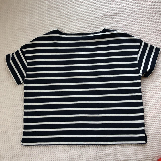 MUJI (無印良品)(ムジルシリョウヒン)の新品 ボーダーTシャツ☆無印良品 レディースのトップス(Tシャツ(半袖/袖なし))の商品写真