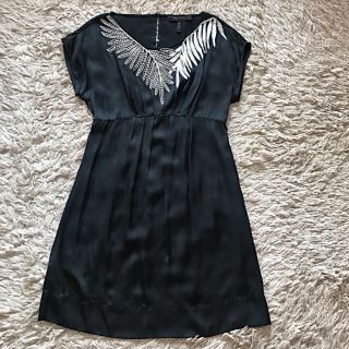 ビーシービージーマックスアズリア(BCBGMAXAZRIA)のbcbg シルク ワンピース(ミニワンピース)