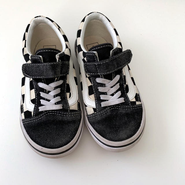 VANS(ヴァンズ)のVANS オールドスクール スニーカー チェッカー 19㎝ キッズ/ベビー/マタニティのキッズ靴/シューズ(15cm~)(スニーカー)の商品写真