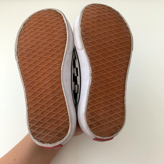 VANS(ヴァンズ)のVANS オールドスクール スニーカー チェッカー 19㎝ キッズ/ベビー/マタニティのキッズ靴/シューズ(15cm~)(スニーカー)の商品写真