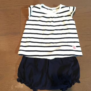 プチバトー(PETIT BATEAU)のプチバトー 12m 74センチ  セットアップ(シャツ/カットソー)