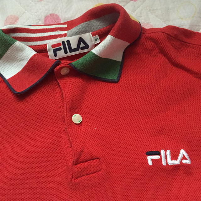 FILA(フィラ)の激レア☆フィラのビンテージ ポロシャツ メンズのトップス(Tシャツ/カットソー(半袖/袖なし))の商品写真