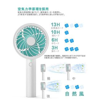 【扇風機】ハンディ扇風機　ファン　涼しい　充電式(その他)