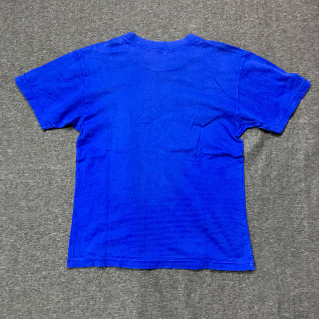 wilson(ウィルソン)の値下げウィルソン メッシュTシャツ M 青 ロゴワッペン メンズのトップス(Tシャツ/カットソー(半袖/袖なし))の商品写真