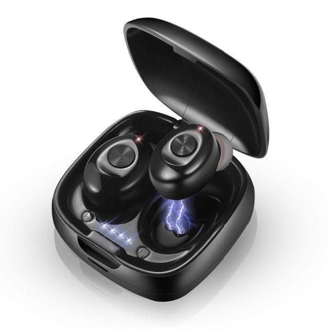 【Bluetooth　イヤフォン】防水　軽量　イヤホン　便利　ペアリング スマホ/家電/カメラのオーディオ機器(ヘッドフォン/イヤフォン)の商品写真