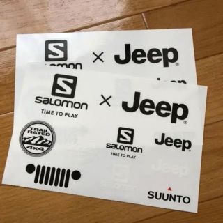 サロモン(SALOMON)のサロモン ジープ ステッカー2枚セット(車外アクセサリ)