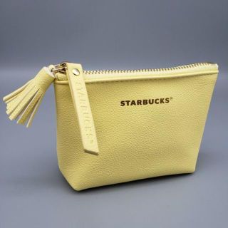 スターバックスコーヒー(Starbucks Coffee)の日本未発売☆海外スタバ タイ限定★パステルカラーポーチ（イエロー）(その他)