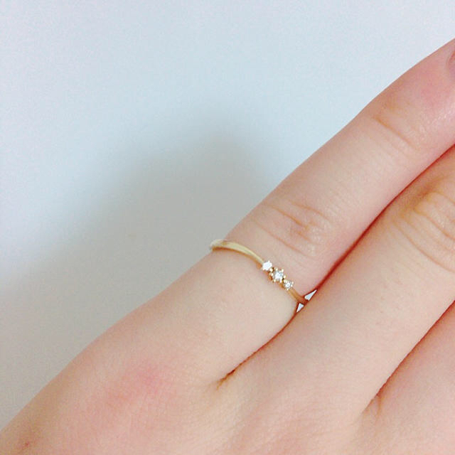 canal４℃(カナルヨンドシー)のcanal4°C ❤︎ ピンキーリング 10k レディースのアクセサリー(リング(指輪))の商品写真