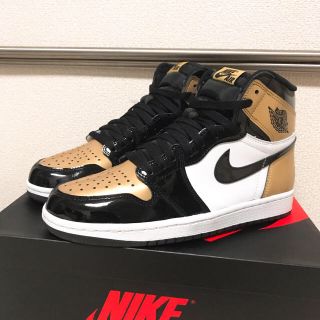 ナイキ(NIKE)のNIKE AIR JORDAN 1 GOLD TOE 26cm(スニーカー)