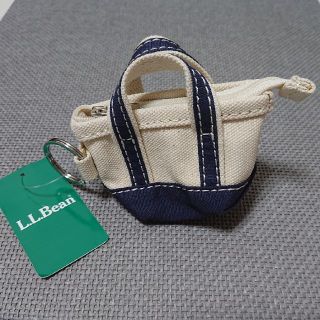 エルエルビーン(L.L.Bean)のトートバッグ キーチェーン  ネイビー(キーホルダー)