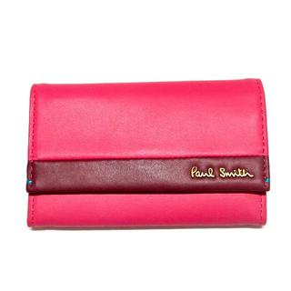 ポールスミス(Paul Smith)の新品ポールスミスPaul Smith 名刺入れカードケース カラーブロック牛革(名刺入れ/定期入れ)