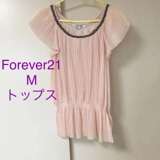 フォーエバートゥエンティーワン(FOREVER 21)のForever21 半袖トップス 超美品 フレア (カットソー(半袖/袖なし))