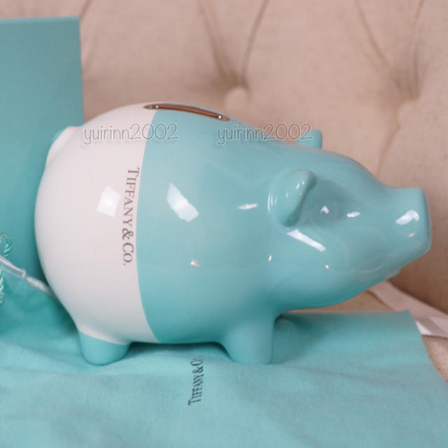 Tiffany u0026 Co. ティファニー ピギーバンク 貯金箱 豚 ピンク - 置物 Tiffany u0026 Co. ティファニー ピギーバンク 貯金箱 豚 ピンク - 置物