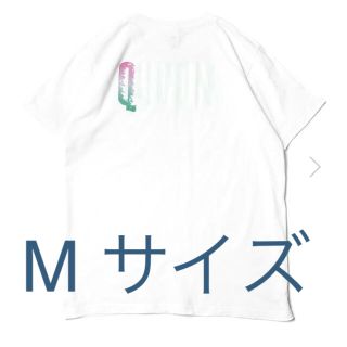 フラグメント(FRAGMENT)のMサイズ QUCON OFFICIAL TEE TYPE 2 WHITE(Tシャツ/カットソー(半袖/袖なし))