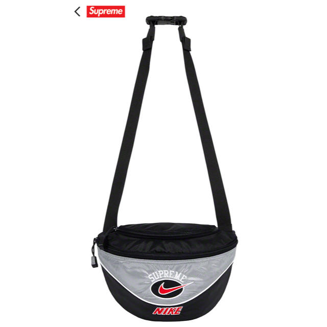 SUPREME NIKE シルバー  Shoulder Bag