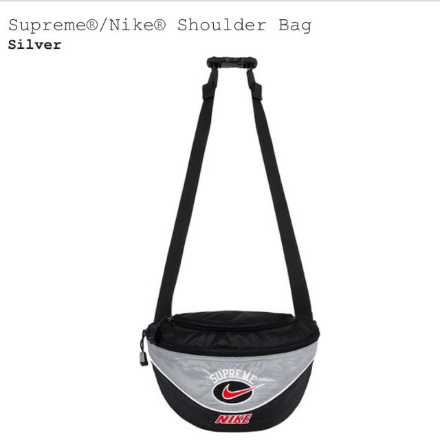 Supreme(シュプリーム)のSUPREME NIKE シルバー  Shoulder Bag メンズのバッグ(ショルダーバッグ)の商品写真