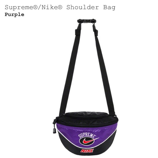 Supreme(シュプリーム)のSUPREME NIKE パープル shoulder bag メンズのバッグ(ショルダーバッグ)の商品写真