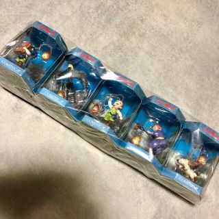 ジブリ(ジブリ)のコミニカ ハウルの動く城 キーホルダー フィギュア 5点セット 未開封(キャラクターグッズ)