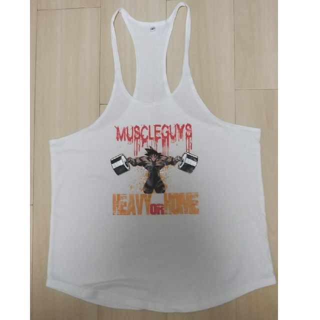 タンクトップ ノースリーブ トレーニング ドラゴンボール サイヤ人 孫悟空 メンズのトップス(タンクトップ)の商品写真