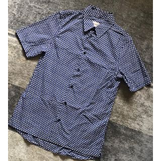 マルニ(Marni)の夏の主役服 イタリア製 MARNI マルニ 総柄 半袖シャツ ドレスシャツ 44(シャツ)