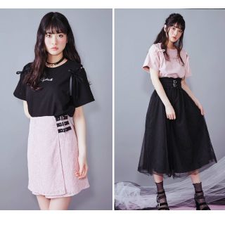 イートミー(EATME)の新品 EATME イートミー ショルダーレースアップTシャツ(Tシャツ(半袖/袖なし))