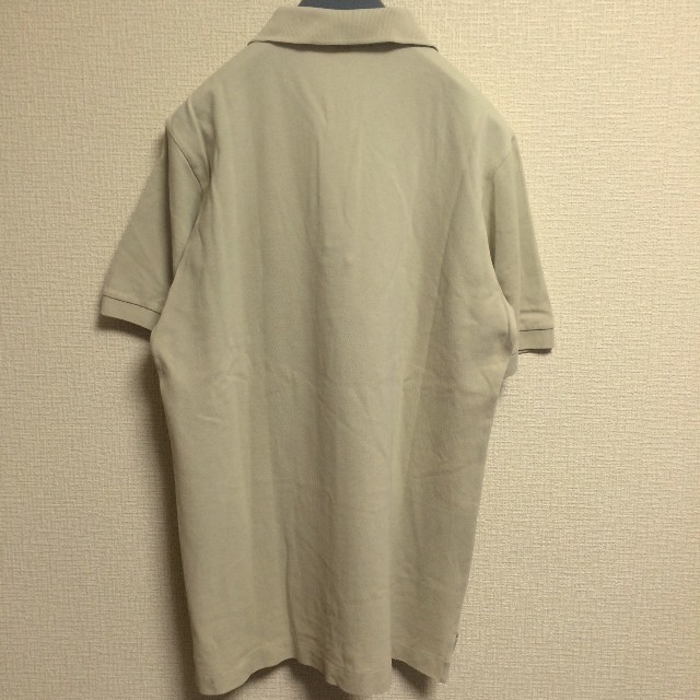BURBERRY(バーバリー)の美品大きめ90S バーバリー ベージュ ポロシャツ 半袖シャツ ヴィンテージ メンズのトップス(ポロシャツ)の商品写真