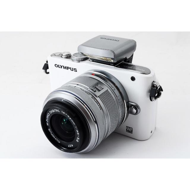 OLYMPUS - ♥️お洒落ホワイト♥️OLYMPUS E-PL3レンズキット♥️