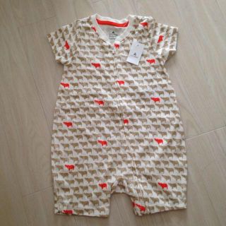 ベビーギャップ(babyGAP)の新品 タグ付きロンパース 80(ロンパース)