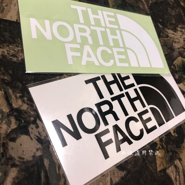 THE NORTH FACE(ザノースフェイス)の新品未使用 ノースフェイス カッティングステッカー 白黒 スポーツ/アウトドアのスポーツ/アウトドア その他(その他)の商品写真