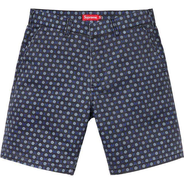 送込 30 Supreme Work Short Black Foulard ①30サイズ