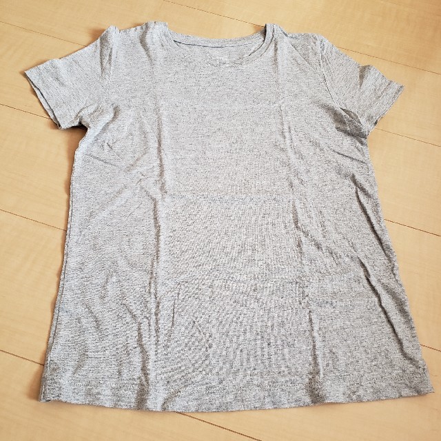 MUJI (無印良品)(ムジルシリョウヒン)の無印★UネックTシャツ レディースのトップス(Tシャツ(半袖/袖なし))の商品写真