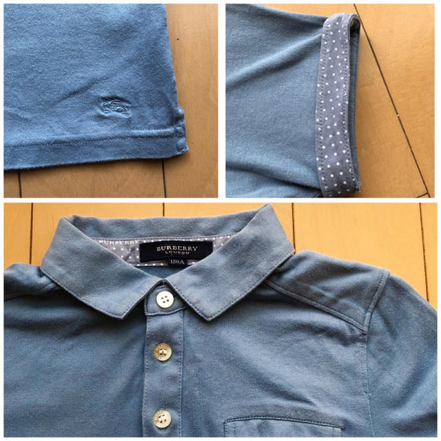 BURBERRY(バーバリー)のBurberry ポロシャツ 130cm キッズ/ベビー/マタニティのキッズ服男の子用(90cm~)(Tシャツ/カットソー)の商品写真