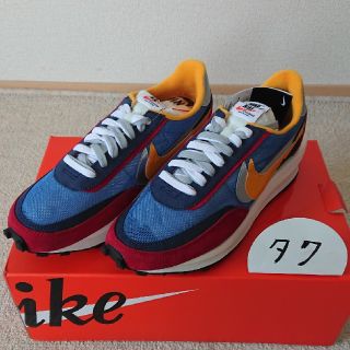 ナイキ(NIKE)のNIKE  sacai LDワッフル  ブルー  LD waffle(スニーカー)