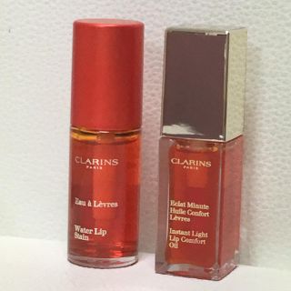 クラランス(CLARINS)のクラランス リップオイル＆リップウォーター(オレンジ系)(リップグロス)